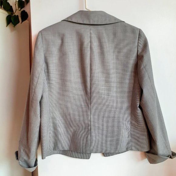 Gray houndstooth blazer - Picture 4 of 8